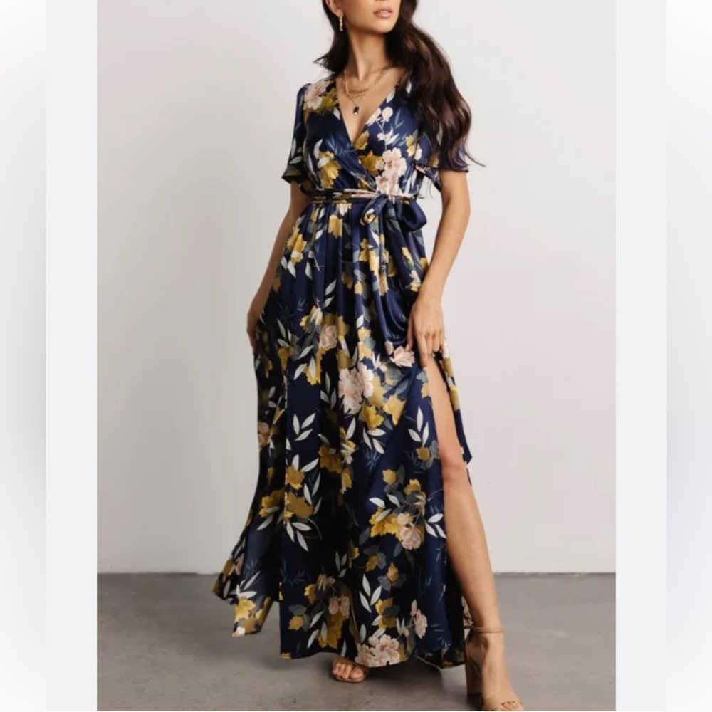 Baltic Born Sicily Satin Maxi Dress Women’s XS